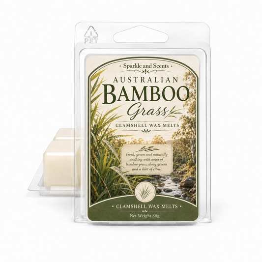 Australian Bamboo Grass Clamshell Soy Wax Melt