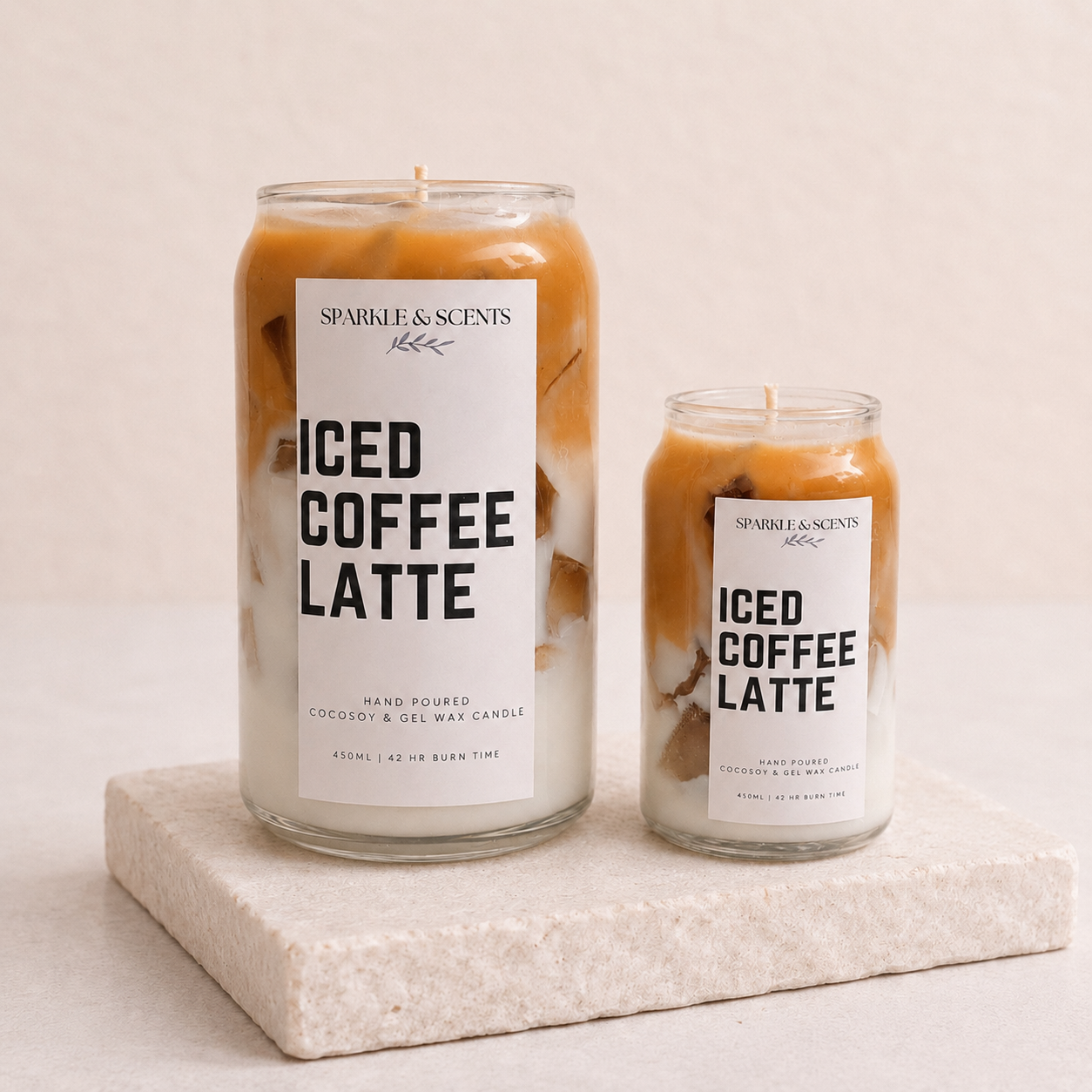 Mini Iced Coffee Latte Candle