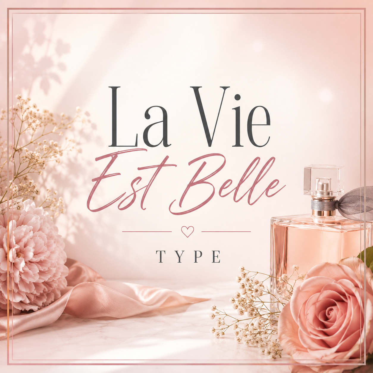 La Vie Est Belle Type Clamshell Wax Melt