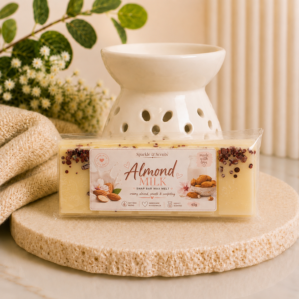 Almond Milk Snap Bar Wax Melt