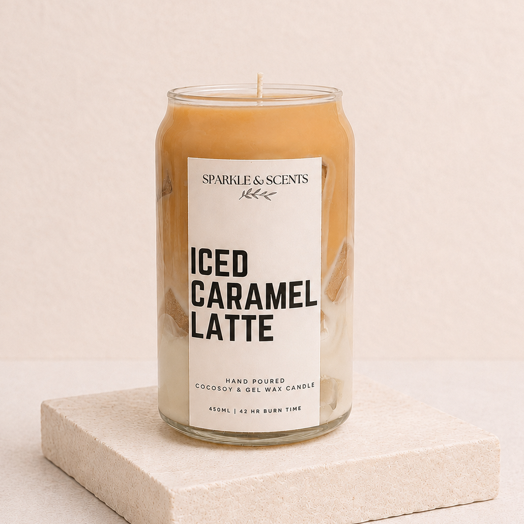 Iced Caramel Latte Candle