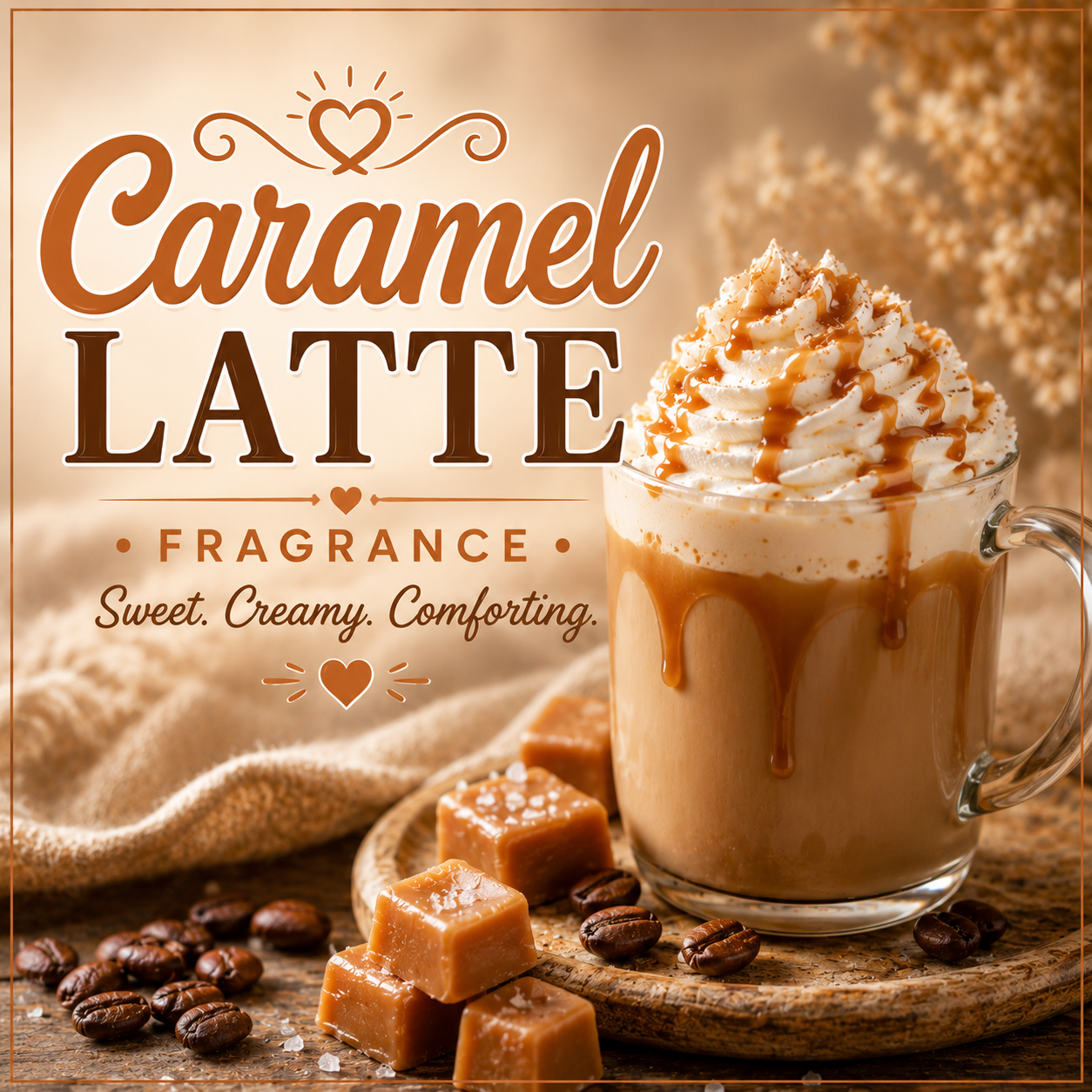 Caramel Latte Clam Shell Wax Melt