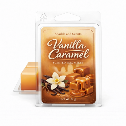 Vanilla Caramel Clam Shell Soy Wax Melt