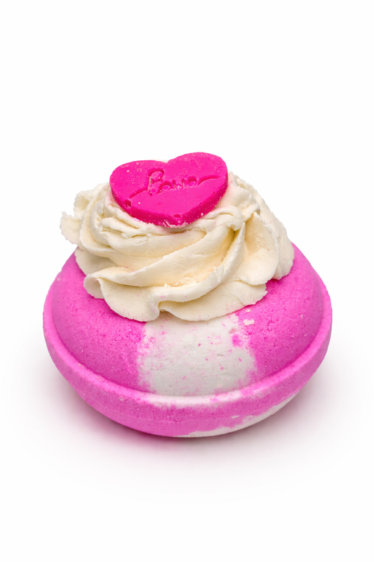 Strawberry Milk Donut Valentines Day Bath Bomb