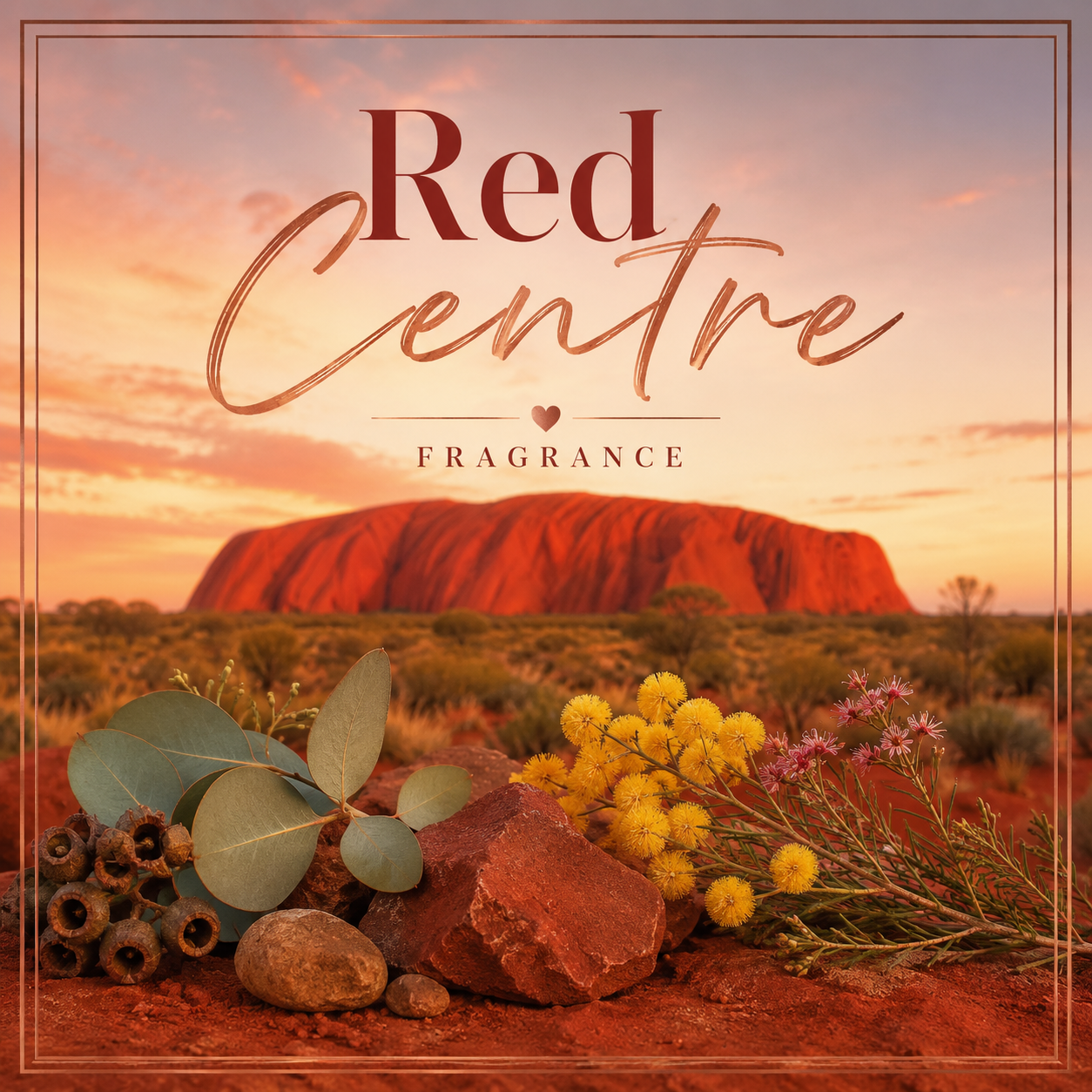 Red Centre Clamshell Wax Melt