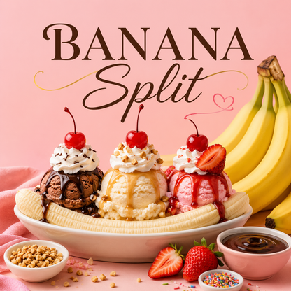 Banana Split Clamshell Wax Melt