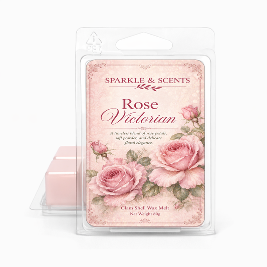 Rose Victorian Clamshell Soy Wax Melt
